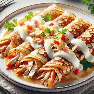 Savoury Chicken Crepes
