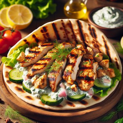 Chicken Gyros with Tzatziki