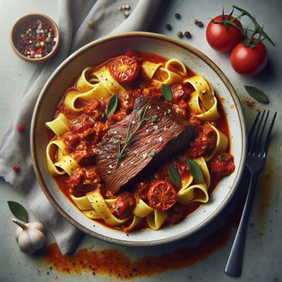 Spicy Topside Beef Ragu with Pappardelle
