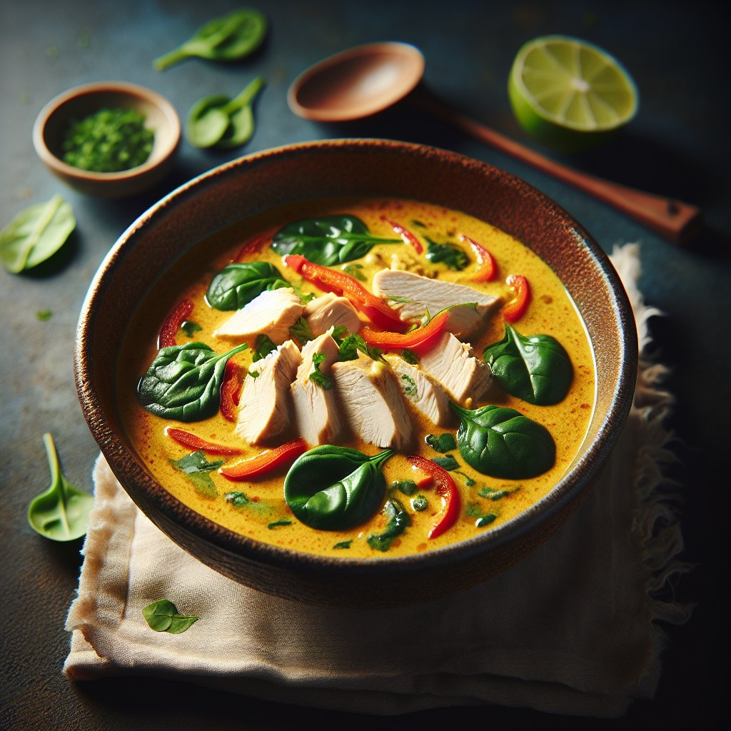Coconut Curry Chicken Soup