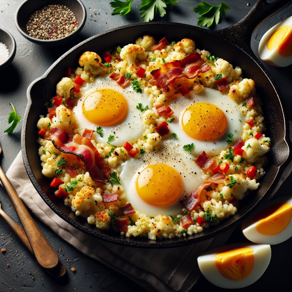 Cauliflower Breakfast Hash