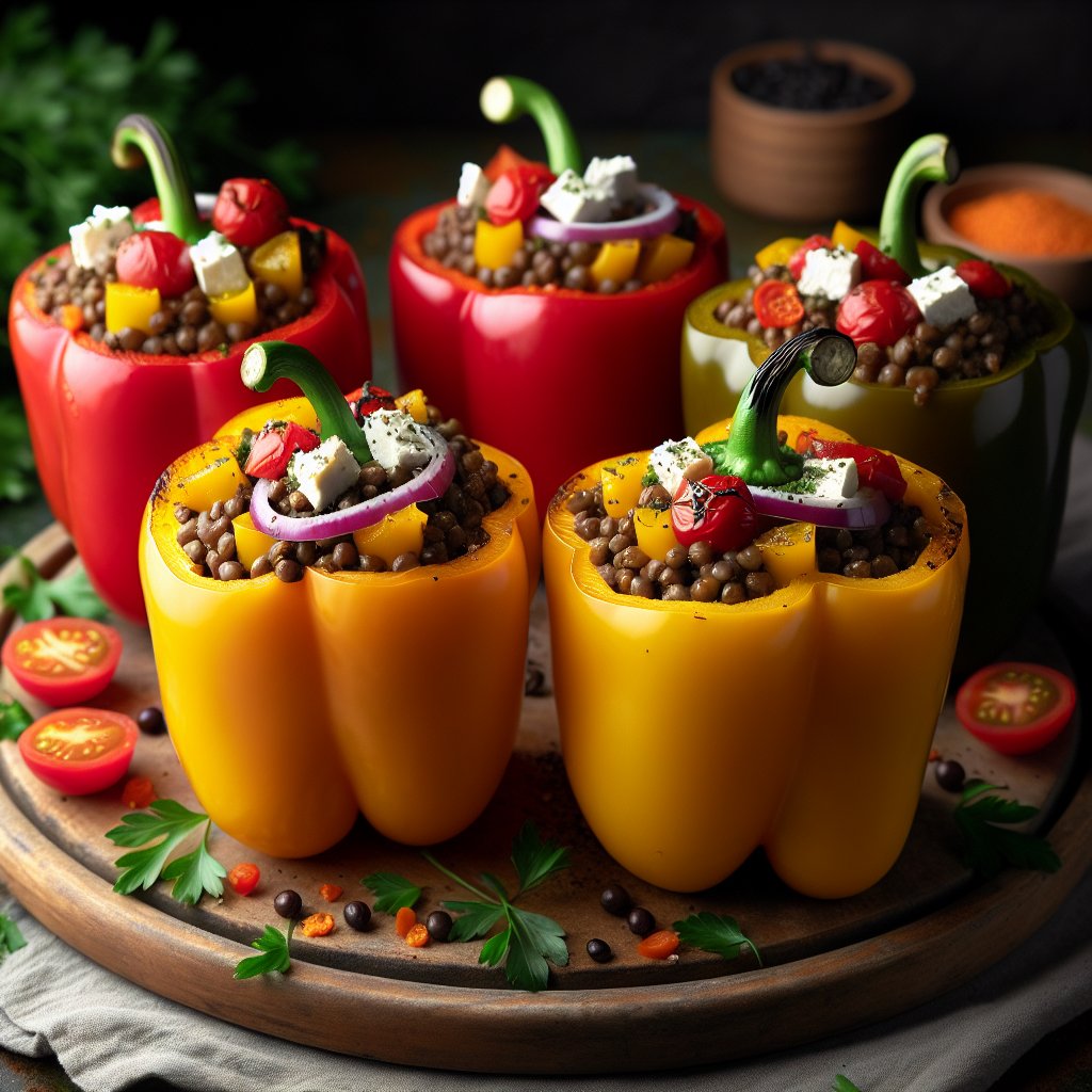 Mediterranean Stuffed Peppers